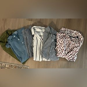 Men’s Short Sleeve Button Downs XL - Zara, J Crew, Perry Ellis